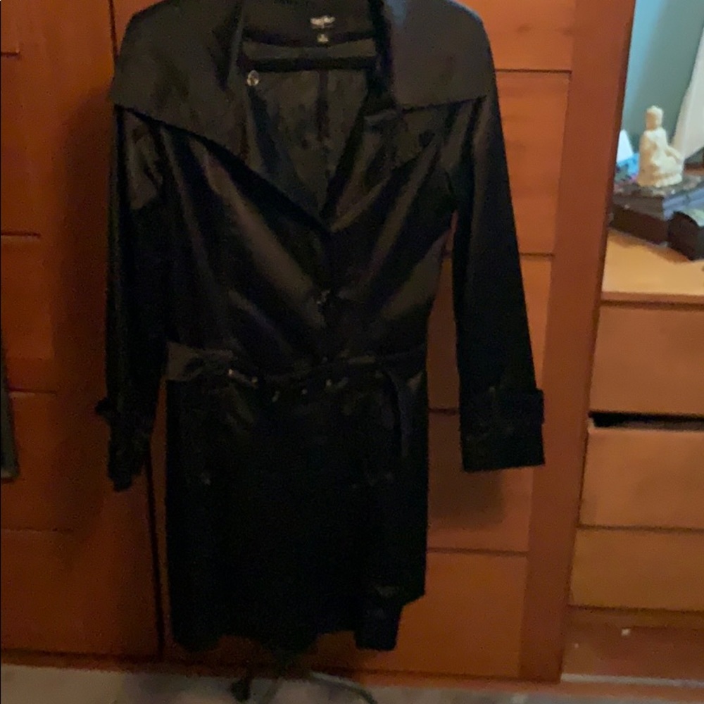 Black trench coat